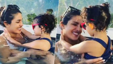 Priyanka Chopra is Having Fun Time With Niece Krishna Sky in a Pool and Their Conversation is Cute! (Watch Video)