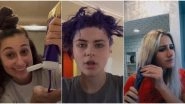 Purple Shampoo Challenge Goes Viral on TikTok, Watch Videos of Girls Emptying Shampoo Bottles on Their Hair For Latest Beauty Trend