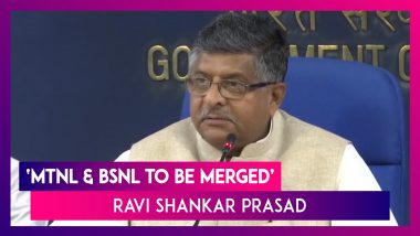 MTNL And BSNL To Be Merged, No Intentions Of Disinvestment Says Ravi Shankar Prasad