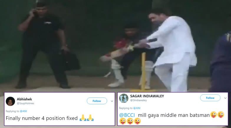 Rahul Gandhi Plays Cricket at Haryana’s KLP College in Rewari