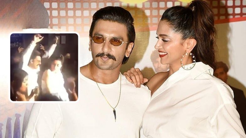 Ranveer Singh and Deepika Padukone Dance Like No One's Watching on Befikre's Nashe Si Chadh Gayi at 83 Wrap-Up Bash (Watch Video)