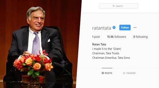 Ratan Tata Joins Instagram, Thousands of Followers Welcome Tata Trust Chairman on The Photo Sharing App Ratan Tata Joins Instagram, Thousands of Followers Welcome Tata Trust Chairman on The Photo Sharing App