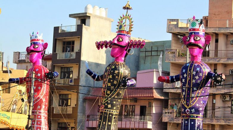 Ravana Effigy Burning Function Delayed Due to Stone Pelting by Miscreants, Curfew Imposed