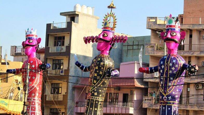 Rajasthan Dussehra 2019: Ravana Effigy Burning Function Delayed Due to Stone Pelting by Miscreants, Curfew Imposed And Internet Shut in Malpura in Tonk District Rajasthan Dussehra 2019: Ravana Effigy Burning Function Delayed Due to Stone Pelting by Miscreants, Curfew Imposed And Internet Shut in Malpura in Tonk District