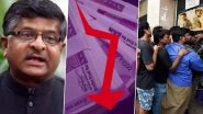 Ravi Shankar Prasad Dismisses Economic Slowdown in India, Quotes 3 Movies' Earning of Rs 120 Crore on Oct 2 to Back His Claims; Watch Video