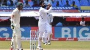 IND vs SA 1st Test 2019: Ravindra Jadeja Fastest Left-Arm Bowler to Reach 200 Test Wickets