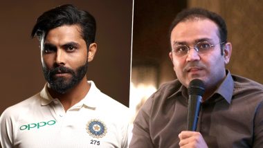 Ravindra Jadeja Upset With Virender Sehwag For Ignoring His All-Round Performance? Retweets a Troll's Negative Comment About Viru on Micro-Blogging Platform!