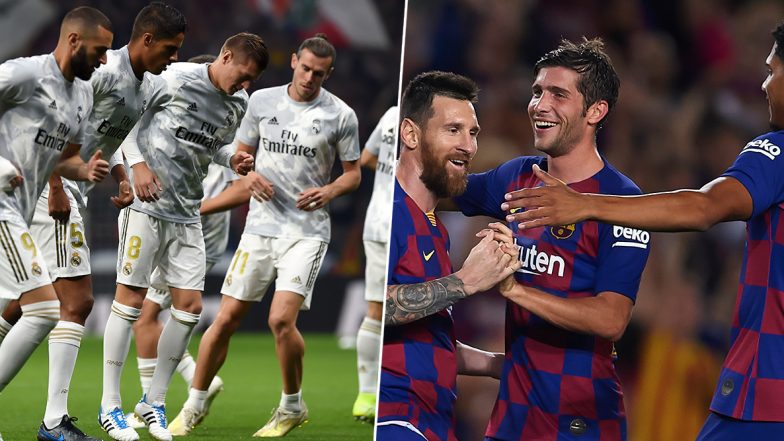 Barcelona vs Real Madrid El Clasico Football Match Faces Fear of Protests, La Liga Urges to Shift Venue Due to Unrest in Catalonia Province