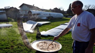 Plane Enthusiast Turns Garden Into Site for Plane Parties in Croatia