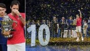 Roger Federer Struggles to Hold Tears After Crushing Alex De Minaur to Win Record 10th Swiss Indoors Basel Title (Watch Video)