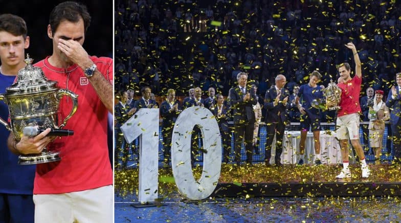 Watch: Roger Federer Struggles to Hold Tears After Winning Record 10th Swiss Indoors Title