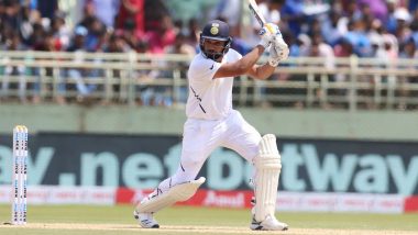 India vs South Africa, 1st Test 2019, Day 1 Match Report: Rohit Sharma Scripts History as Opener Before Heavy Rain Forces Early Stumps in Visakhapatnam