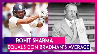 India vs South Africa 1st Test: Rohit Sharma Matches Don Bradman’s Average With 4th Test Century