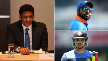 Rohit Sharma and Suresh Raina Wish Anil Kumble on His 49th Birthday, Post Sweet Messages For Jumbo! (View Post and Pic)