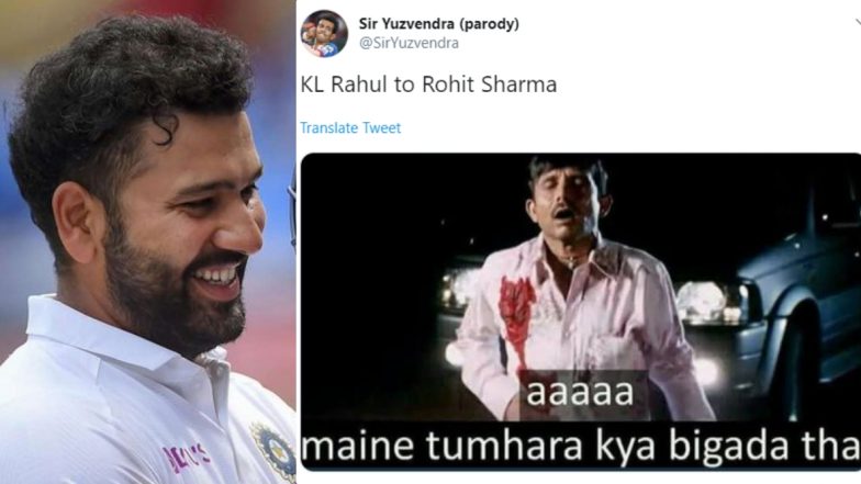 Rohit Sharma Funny Memes Taking Dig at KL Rahul Goes Viral Thanks to Indian Opener's Brilliant Batting in IND vs SA 1st Test Match 2019