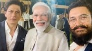 Netizens Troll Shah Rukh Khan and Aamir Khan for Clicking a Selfie With PM Modi at the Change Within Event&nbsp;