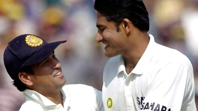 Anil Kumble 49th Birthday: Sachin Tendulkar Wishes Jumbo on His Birth Anniversary, Says ‘It Was Pleasure Sharing Field with You’