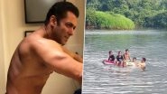 Salman Khan Taking a Dip in a River With a Bunch of Kids Is the Cutest Thing You&rsquo;ll See on the Internet Today! (View Pics)