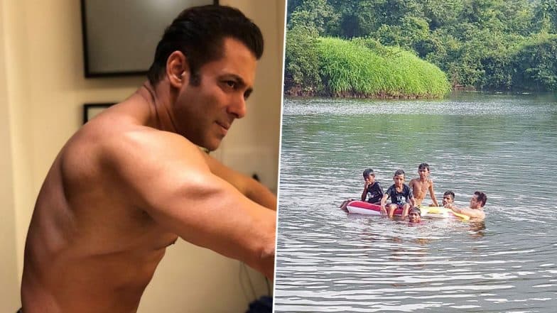 Salman Khan Taking a Dip in a River With a Bunch of Kids Is the Cutest Thing YouтАЩll See on the Internet Today! (View Pics) Salman Khan Taking a Dip in a River With a Bunch of Kids Is the Cutest Thing YouтАЩll See on the Internet Today! (View Pics)