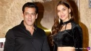 Salman Khan and His Dabangg 3 Co-Star Saiee Manjrekar Twin in Black at Ramesh Taurani's Diwali 2019 Party (View Pics)