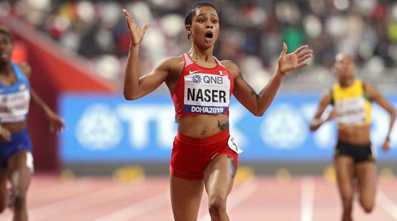  Salwa Eid Naser Becomes First Asian Women to Win Gold in 400 Meter Race