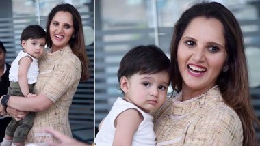 Sania Mirza Shares Cute Photo With Son Izhaan Mirza Malik, Says ‘Her Baby Always Spots the Camera’ (See Instagram Post)