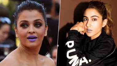 Move Over Aishwarya Rai’s Purple Lips As Sara Ali Khan’s Silver Lips Are Here to Do All the Talking (See Pics)