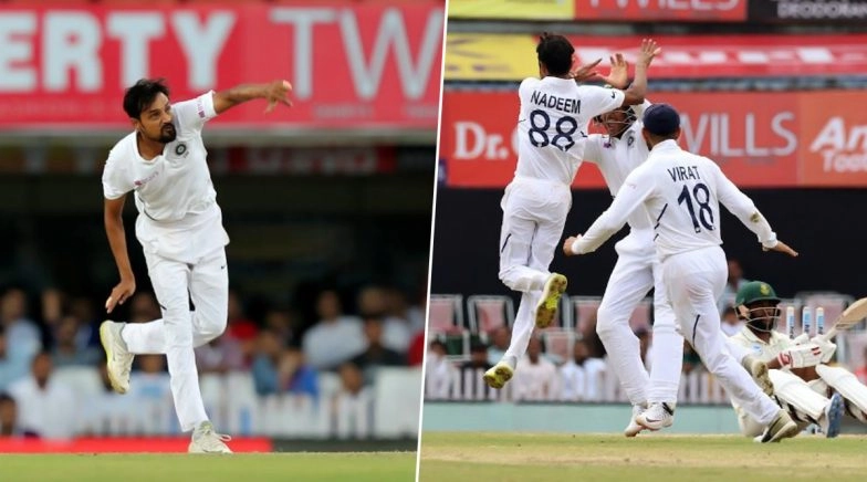 Shahbaz Nadeem Fourth Indian Bowler to Get Maiden Test Wicket through Stumping