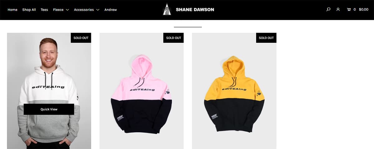 shane dawson merch sweatshirt