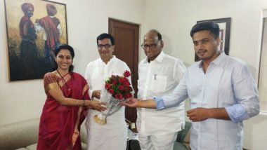 Maharashtra Congress President Balasaheb Thorat Meets NCP Chief Sharad Pawar in Baramati