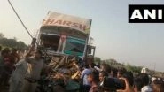 Madhya Pradesh Road Accident: Six Dead After Truck Collides With Auto-Rickshaw on Mumbai&ndash;Agra National Highway in Shivpuri District