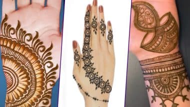 New Mehndi Designs For Diwali 2019: Latest Indian Henna Mehandi Patterns to Make Deepavali Even More Beautiful (Watch Videos)