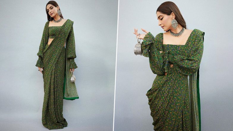 Yo or Hell No? Sonam Kapoor's Floral Saree by Masaba Gupta