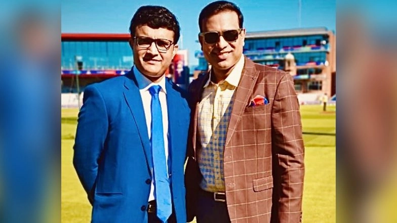 VVS Laxman Congratulates Sourav Ganguly for Being Elected As BCCI President, Says ‘No Doubt Indian Cricket Will Continue to Prosper Under Dada’