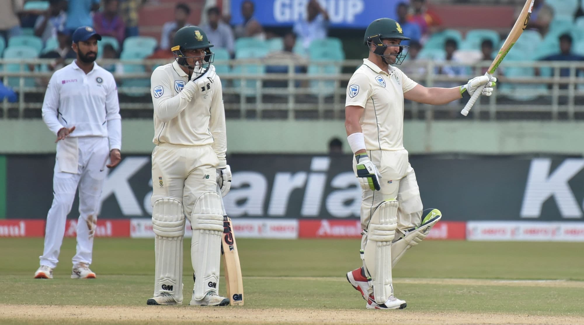 India vs South Africa 1st Test 2019, Day 3 Match Report: R Ashwin's Fifer Puts India On Top After Dean Elgar, Quinton de Kock's Tons India vs South Africa 1st Test 2019, Day 3 Match Report: R Ashwin's Fifer Puts India On Top After Dean Elgar, Quinton de Kock's Tons