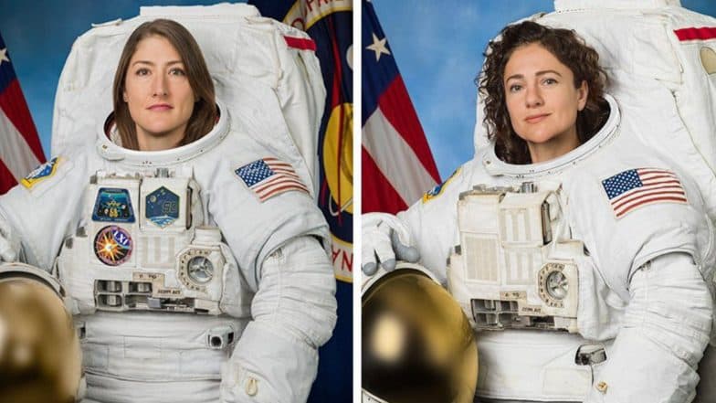 NASA's 1st All-Female Spacewalk: Christina Koch and Jessica Meir Set to Participate NASA's 1st All-Female Spacewalk: Christina Koch and Jessica Meir Set to Participate