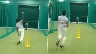 Sreesanth Clean Bowls Sachin Baby in the Nets, Twitterati Appreciate Indian Bowler’s Action and Fitness (Watch Video)  