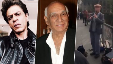 Shah Rukh Khan Reminisces Yash Chopra As He Spots a Musician Singing an Iconic DDLJ Song on the Streets of Paris (Watch Video)