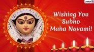 Subho Navami 2019 Greetings: WhatsApp Stickers, Maa Durga GIF Images, Photos, SMS to Send Wishes on Fourth day of Durga Puja