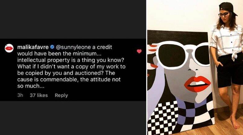 Sunny Leone Slammed by the Artist for Stealing Her Artwork