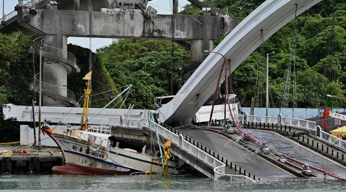 Taiwan Bridge Collapse Update: Five Bodies Found, One Still Missing Taiwan Bridge Collapse Update: Five Bodies Found, One Still Missing