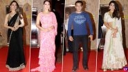 Dabangg 3 Stars Salman Khan-Sonakshi Sinha, Tamannaah, Shriya Saran and Others Attend Ramesh Taurani&rsquo;s 2019 Diwali Party (View Pics)