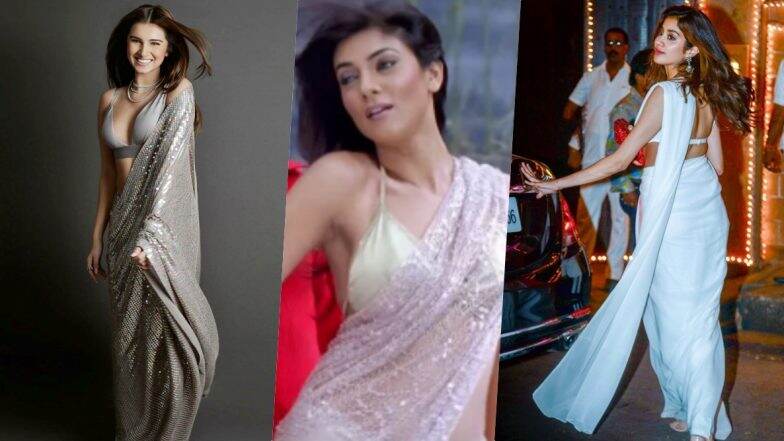 Tara Sutaria and Janhvi Kapoor Channelise Main Hoon NaтАЩs Sushmita Sen In Sexy Manish Malhotra Sarees (View Pics) Tara Sutaria and Janhvi Kapoor Channelise Main Hoon NaтАЩs Sushmita Sen In Sexy Manish Malhotra Sarees (View Pics)