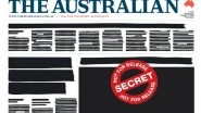 Australian Newspapers, Websites Run Redacted Front Pages and Online Articles to Protest Secrecy Laws