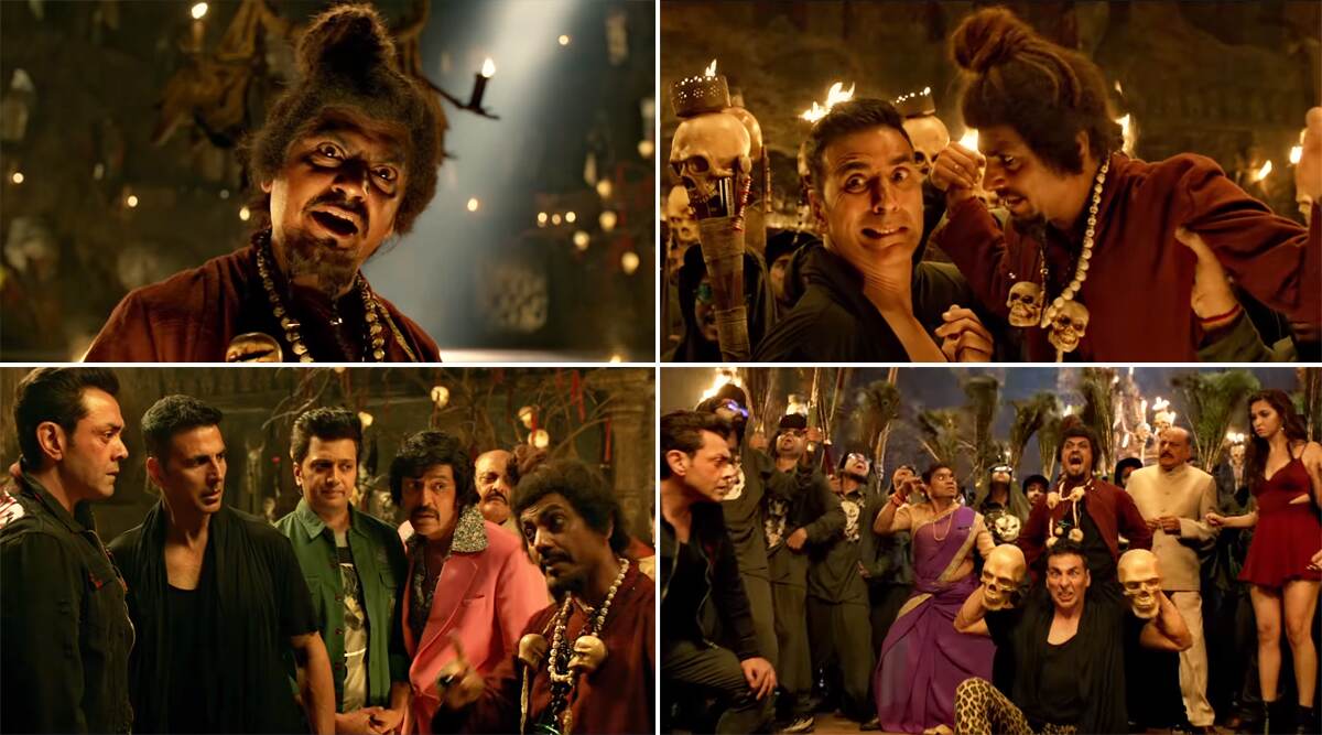 The Bhoot Song from Housefull 4: Nawazuddin Siddiqui’s Epic Dialogue from Sacred Games Used in This Fun Yet Eerie Track Is the Highlight (Watch Video) The Bhoot Song from Housefull 4: Nawazuddin Siddiqui’s Epic Dialogue from Sacred Games Used in This Fun Yet Eerie Track Is the Highlight (Watch Video)