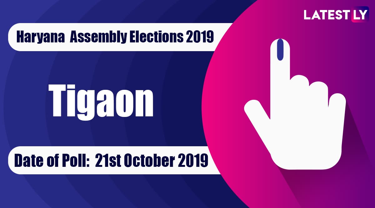 Tigaon Vidhan Sabha Constituency Election Result 2019 in Haryana: Rajesh Nagar of BJP Wins MLA Seat in Assembly Polls Tigaon Vidhan Sabha Constituency Election Result 2019 in Haryana: Rajesh Nagar of BJP Wins MLA Seat in Assembly Polls