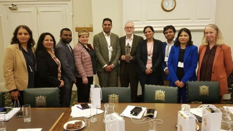 UK Congress Delegation Meets Labour Party Leader Jeremy Corbyn Over Kashmir, BJP Calls Move 'Shameful' UK Congress Delegation Meets Labour Party Leader Jeremy Corbyn Over Kashmir, BJP Calls Move 'Shameful'