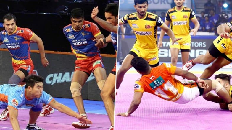 UP Yoddha Vs Telugu Titans PKL 2019 Match Free Live Streaming and Telecast Details: UP vs TEL, VIVO Pro Kabaddi League Season 7 Clash Online on Hotstar and Star Sports UP Yoddha Vs Telugu Titans PKL 2019 Match Free Live Streaming and Telecast Details: UP vs TEL, VIVO Pro Kabaddi League Season 7 Clash Online on Hotstar and Star Sports