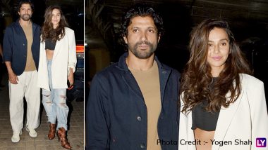 The Sky Is Pink Screening: Farhan Akhtar and Girlfriend Shibani Dandekar Arrive in Style (See Pics) 