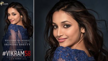 380px x 214px - Vikram 58: KGF Actress Srinidhi Shetty Roped In to Star Opposite Chiyaan  Vikram in This Tamil Film | ðŸŽ¥ LatestLY
